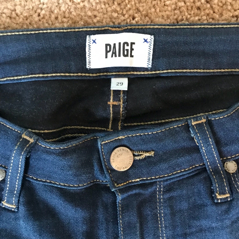 Paige Denim Size 29 Blue Skyline Skinny Jeans